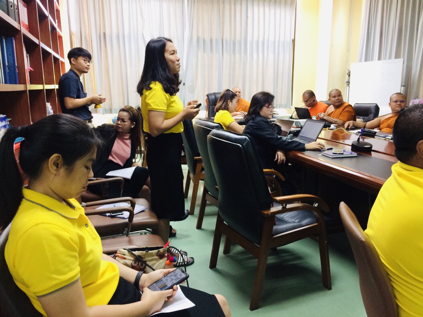 ประชุมกองกลาง สำนักงานอธิการบดี